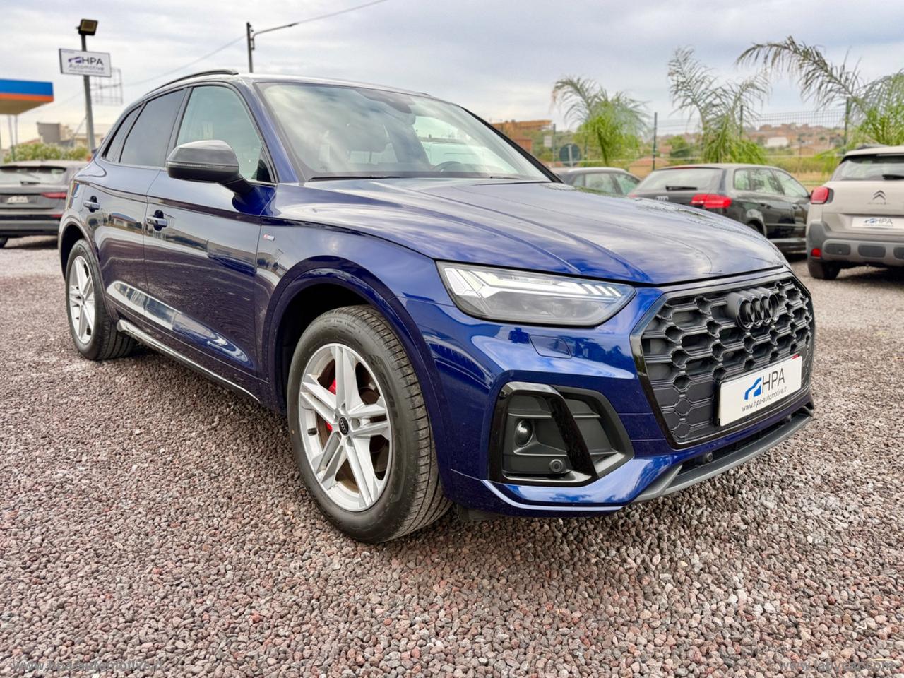 AUDI Q5 2.0TDI mild hybrid S-tronic S-line FULL LED PELLE NAVI BLACK EDITION CARPLAY