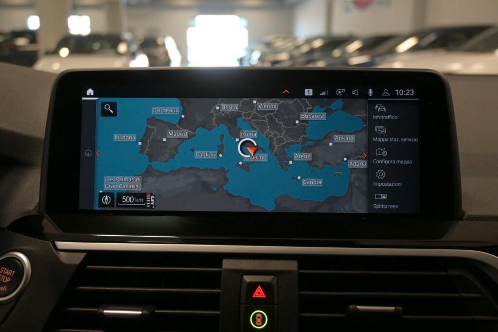 BMW X3 18D 150CV STEPTRONIC 48V S-DRIVE XLINE ( FARI LED - BMW DIGITAL COCKPIT - AMBIENT LIGHTS - PELLE - CLIMA TRIZONA - NAVI - MIRROR - PARK ASSISTANT - TELECAMERA POST. - CERCHI 19 )