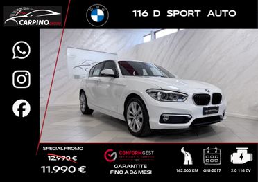 Bmw 116 116d 5p. Sport