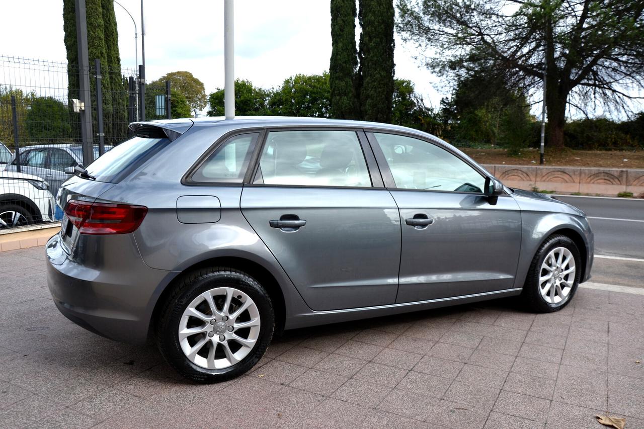 Audi A3 1.6 TDI 110CV SPORTBACK EURO6B *GARANZIA 12 MESI**