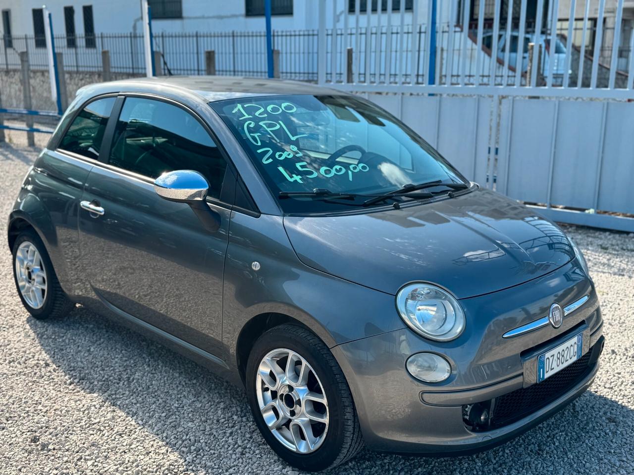 Fiat 500 1.2 Lounge GPL 1prop. nord italia km certificati