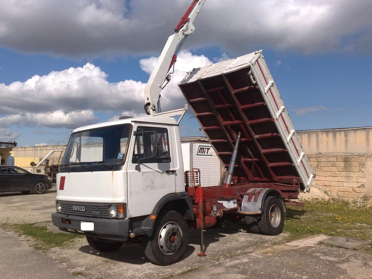 Iveco 109.14 RIBALTABILE + GRU' - 1986