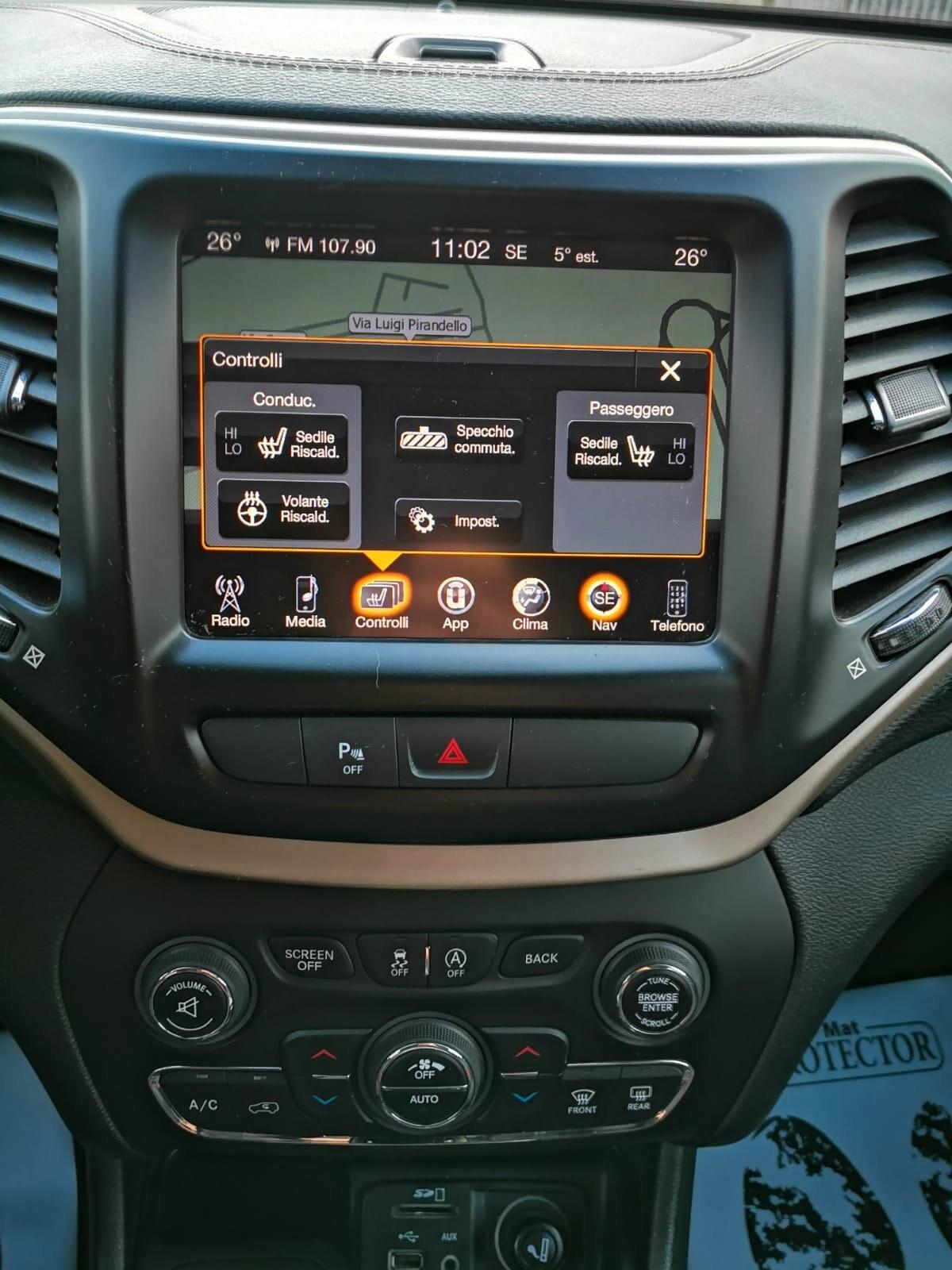 Jeep Cherokee 2.2 Mjt II 200CV 4WD ***SED.RISCALD***BAG.ELETTR***