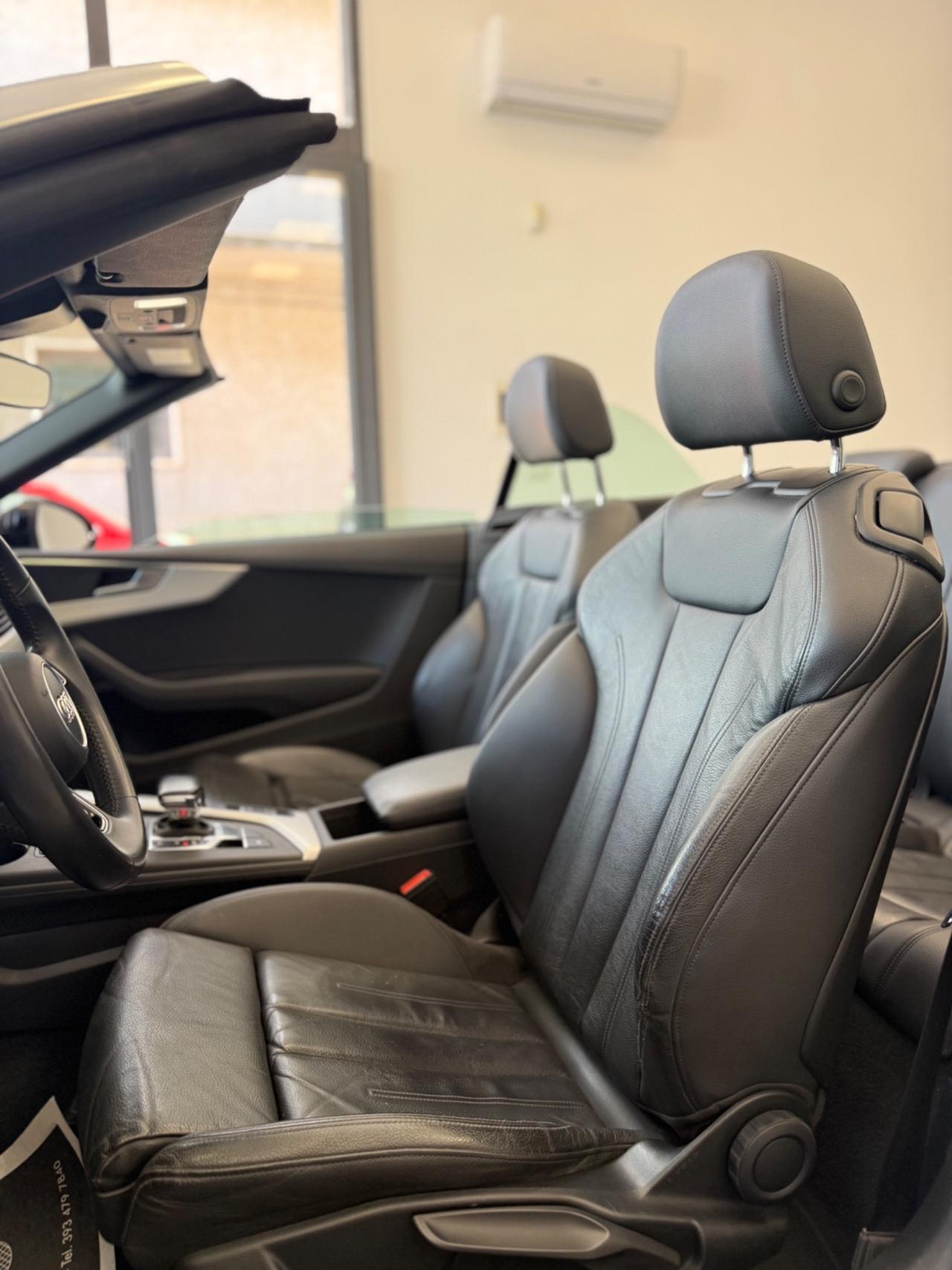 Audi A5 Cabrio 40 2.0 tdi Sport 190cv CAMBIO s-tronic NAVIGATORE, INTERNI IN PELLE, ANDROID AUTO, KM CERTIF