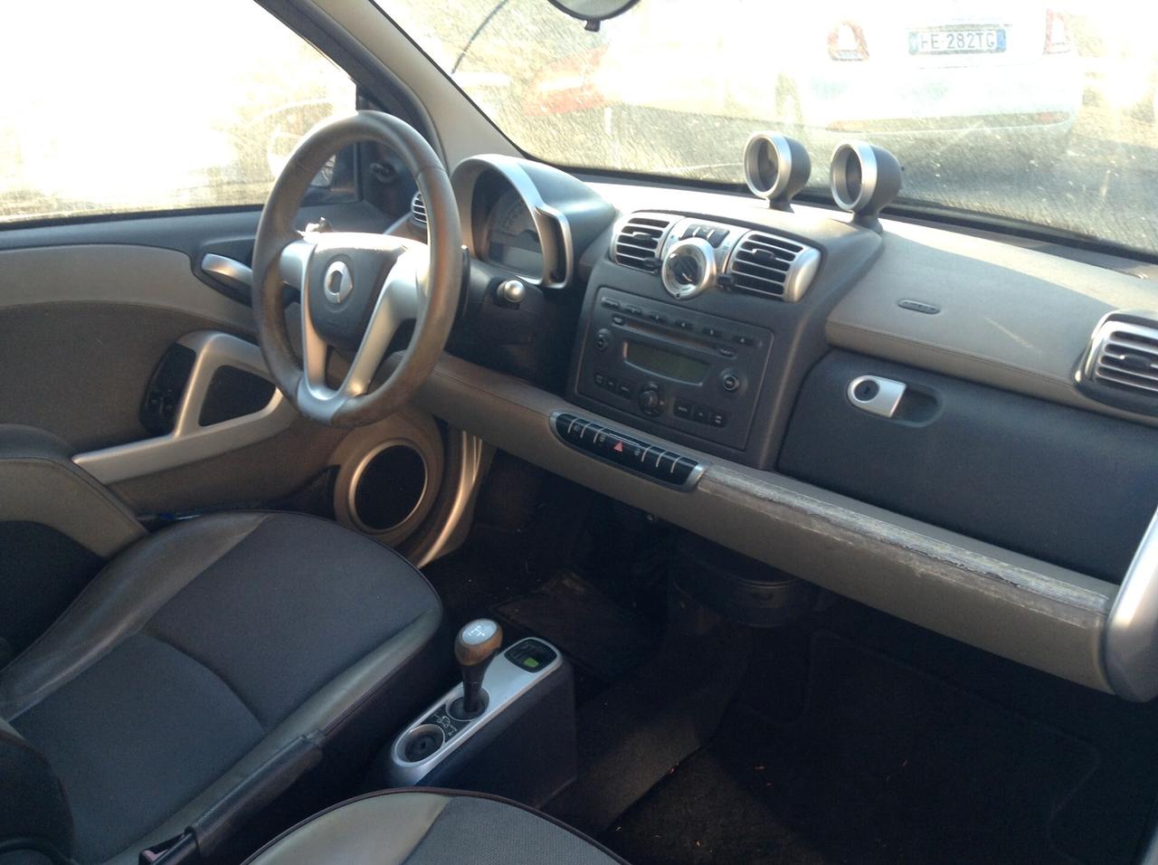 Smart ForTwo 1000 52 kW coupé passion, CERCHI IN LEGA, F1 AL VOLANTE, OROLOGIO & CONTAGIRI, PELLE E TESSUTO!!!!