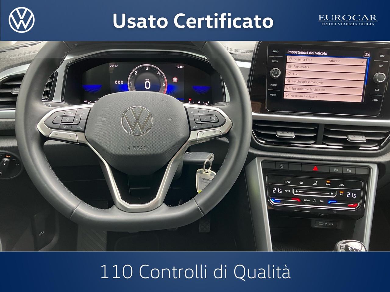 Volkswagen T-Roc 2.0 tdi life 115cv
