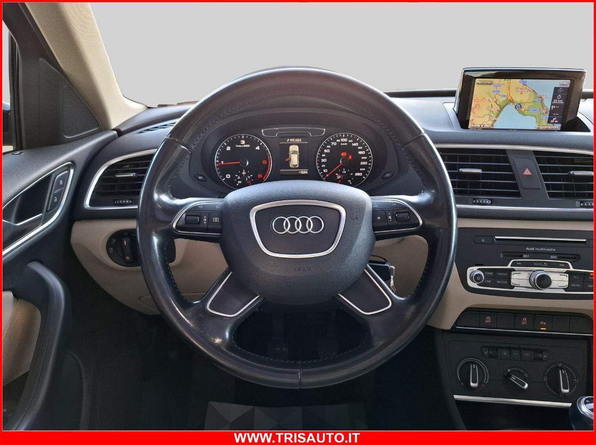 AUDI Q3 2.0 Tdi (TETTO PANORAMICO+BIXENO+PELLE+NAVI)