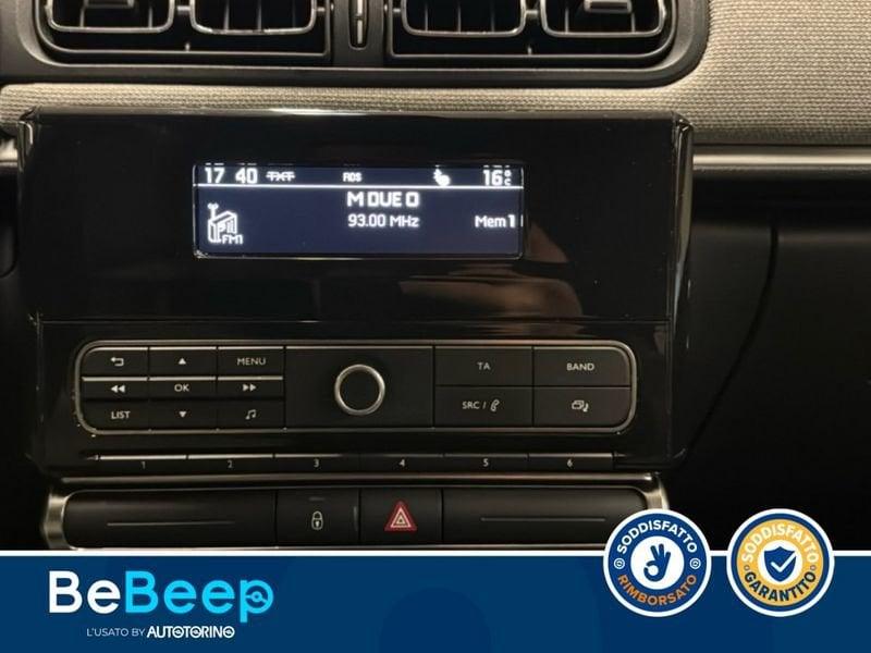 Citroën C3 1.2 PURETECH FEEL 82CV NEOPATENTATI