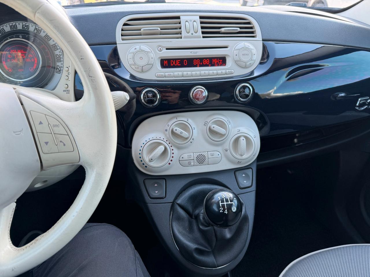 FIAT 500 ANNO 2010 1.2 BENZINA 69 CV