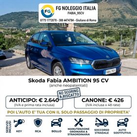 SKODA FABIA Ambition 95 CV - Rent to Buy