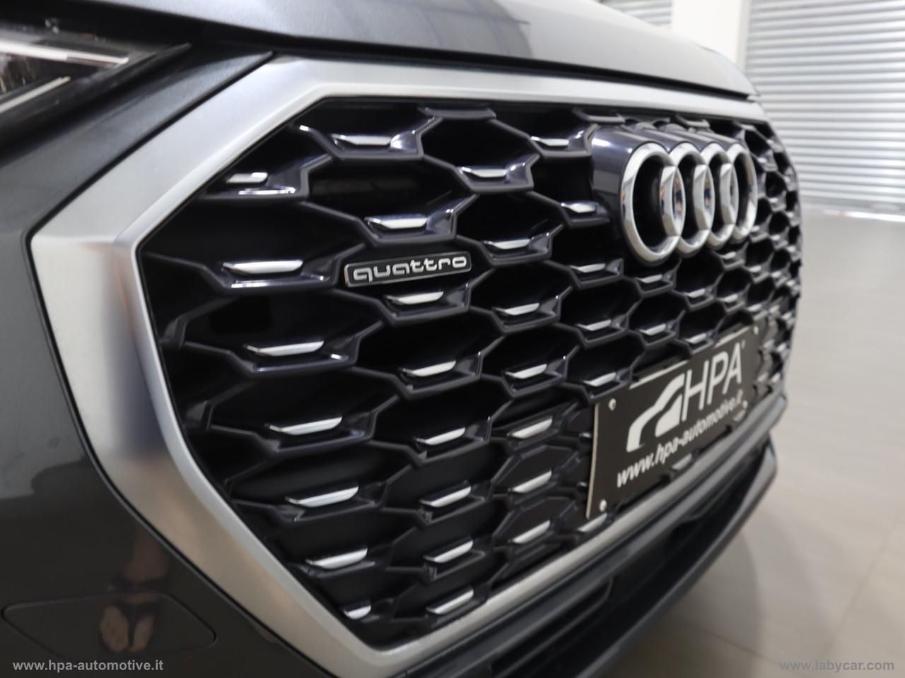 AUDI Q3 SPORTBACK 2.0TDI 200CV S-tronic S-LINE NAVI MATRIX LED PELLE QUATTRO RETROCAMERA