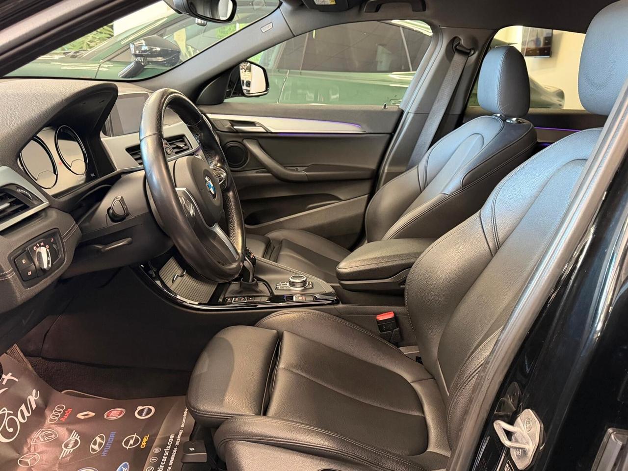 BMW X2 18D S-DRIVE SPORT 2.0 150CV PELLE NAVI CAM ANNO 2019