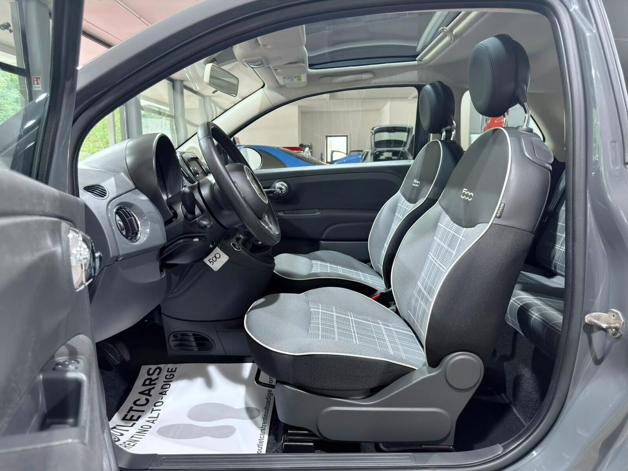 FIAT 500 1.2 69CV TETTO PANORAMICO - NEOPATENTATI