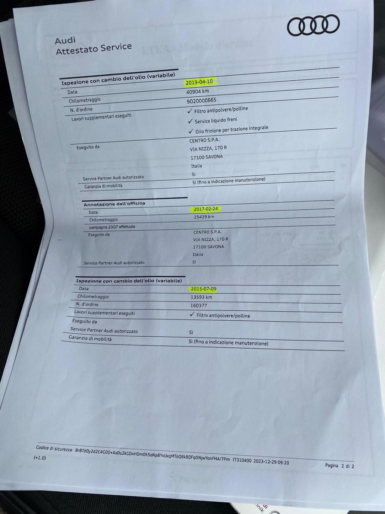 Audi Q3 2.0 TDI quattro Advanced NEOPATENTATI!!!