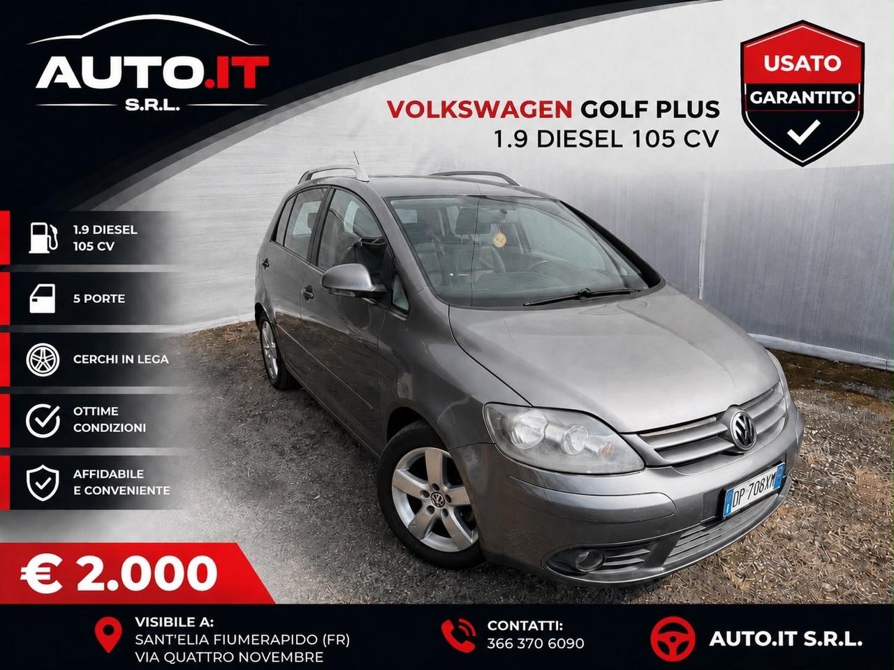 Volkswagen Golf Plus 1.9 TDI DPF Sportline