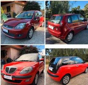 Lancia Ypsilon 1.2 MOMO DESIGN + FORD FIESTA 1.2 GHIA 5 PORTE COME NUOVA