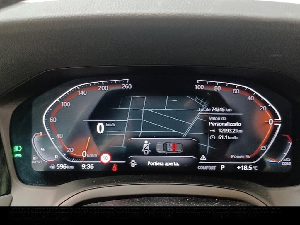 BMW 318D TOURING 150CV STEPTRONIC 48V BUSINESS ADVANTAGE ( FARI LED - BMW DIGITAL COCKPIT - CLIMA TRIZONA - NAVI - PDC )