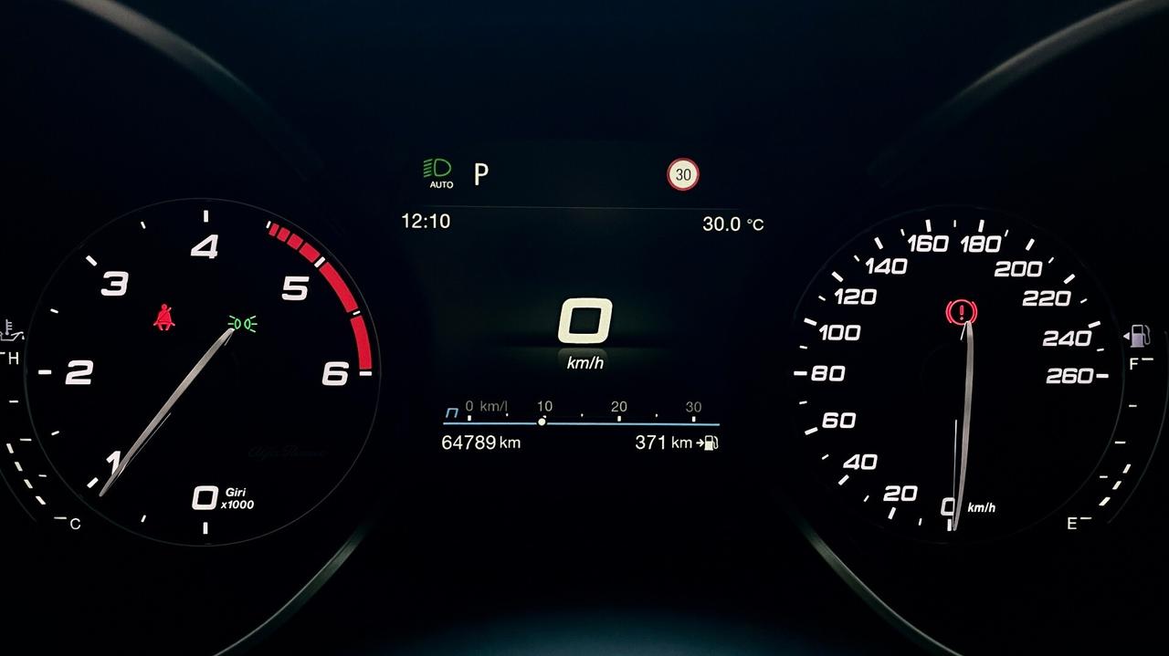 ALFA ROMEO STELVIO 2.2 VELOCE Q4 TURBODIESEL 210CV - VOLANTE E SEDILI IN PELLE RISCALDABILI, FULL LED