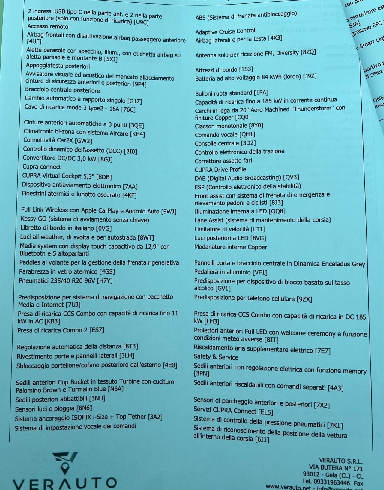 Cupra Born 79kWh 326 CV VZ Super Offerta T-Stock