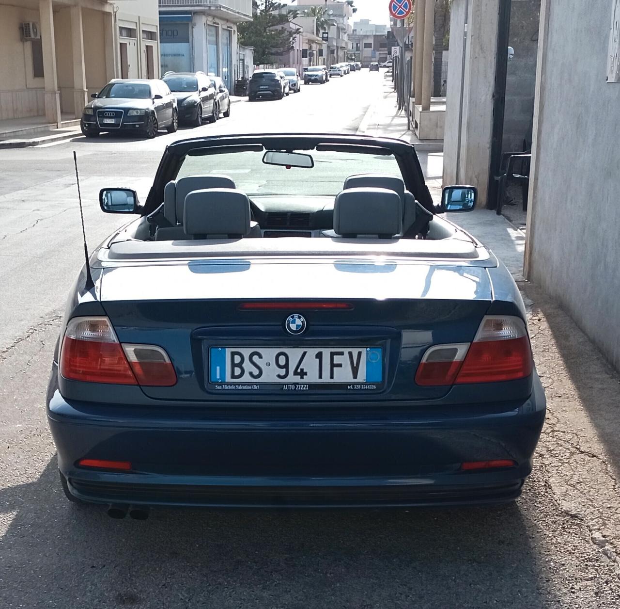 BMW 320 cabrio 170cv (2.2 6 cilindri) M originale