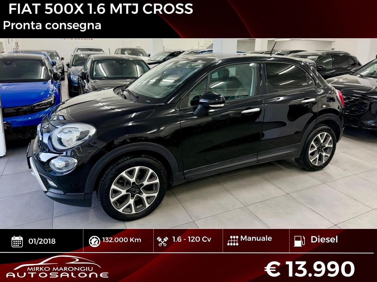 Fiat 500X 1.6 MultiJet 120 CV Cross FINANZIABILE