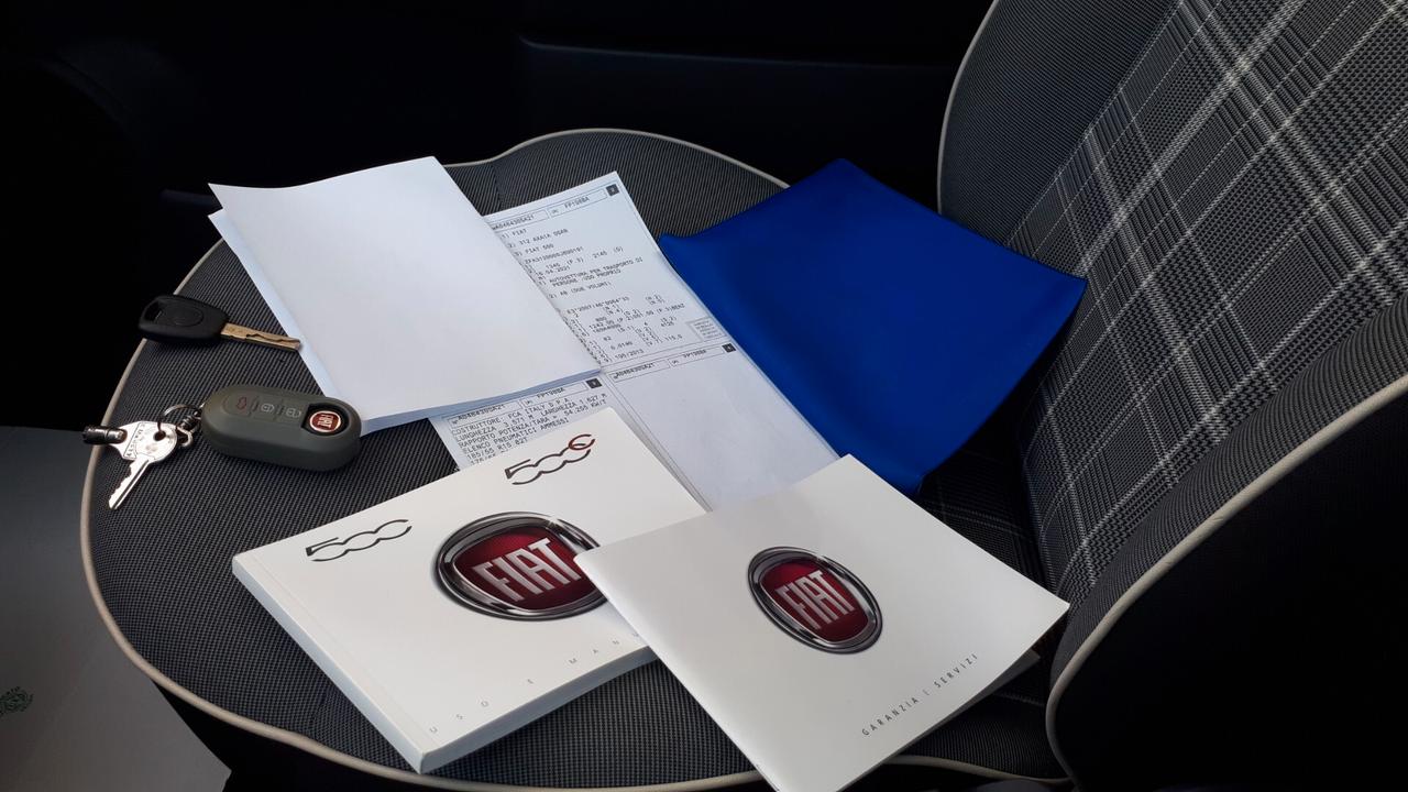 Fiat 500- 1.2 LOUNGE Blu NAVI7' MY 2019