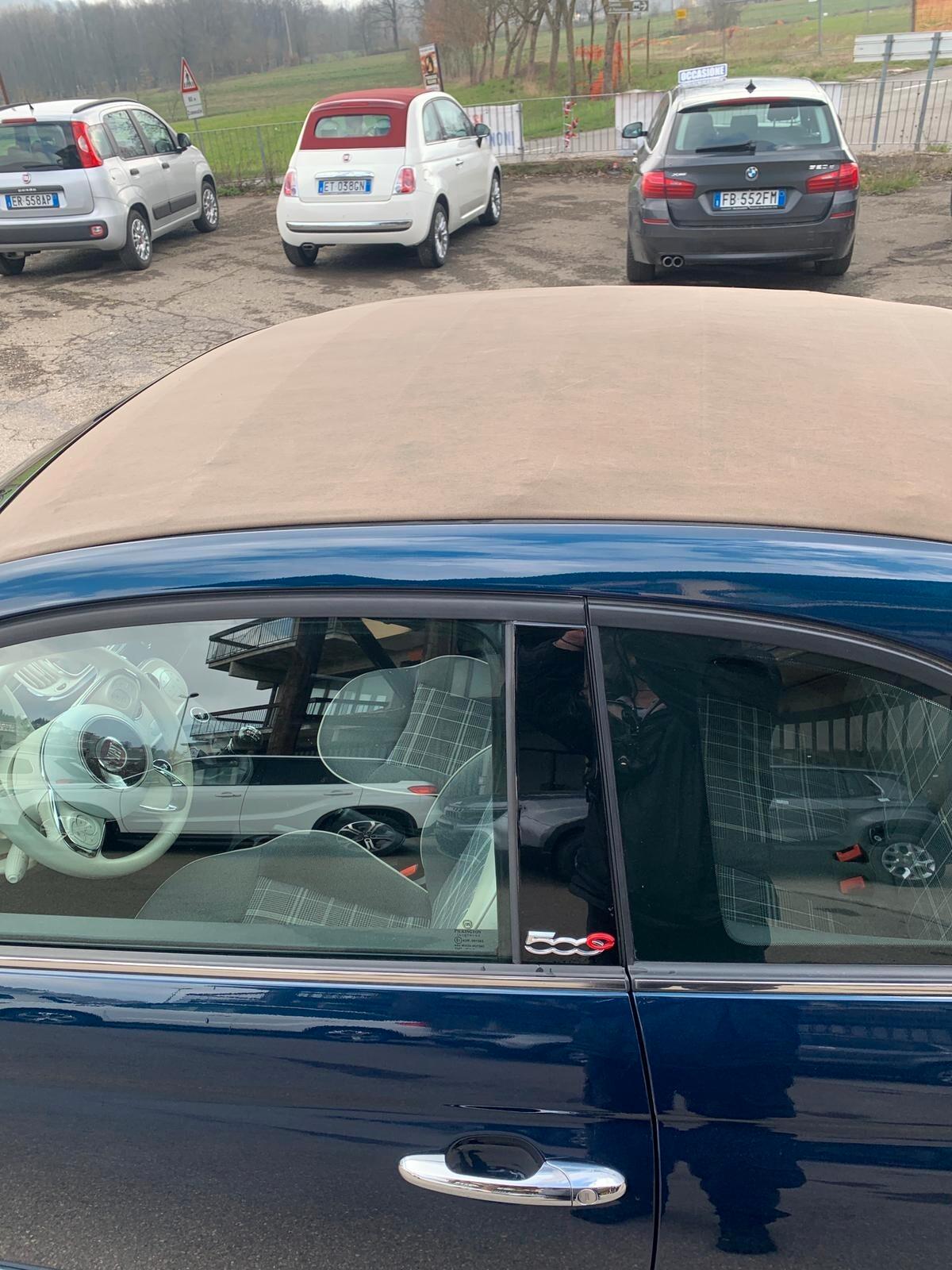 Fiat 500 cabrio full optional - benzina automatica 2013 80000 km -neo patentati unico proprietario