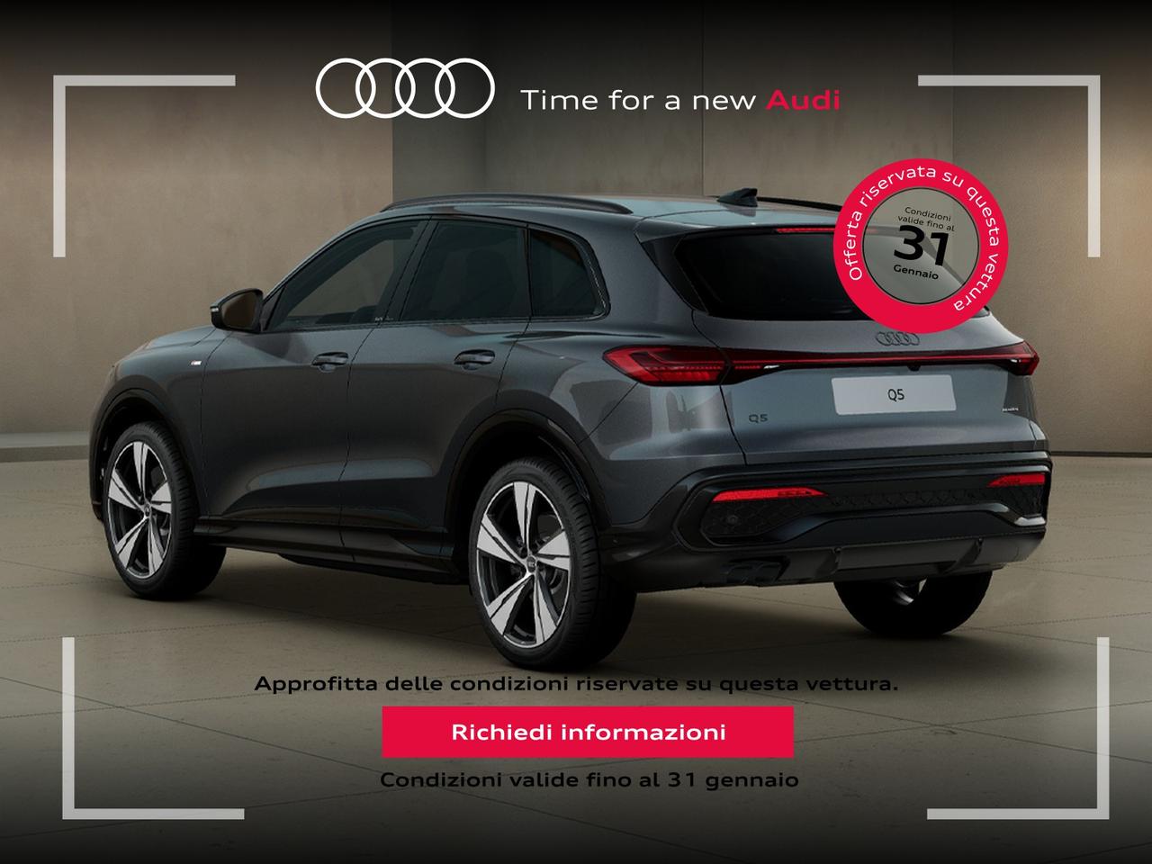 Audi Q5 2.0 tdi mhev+ s line edition quattro 204cv s-tronic