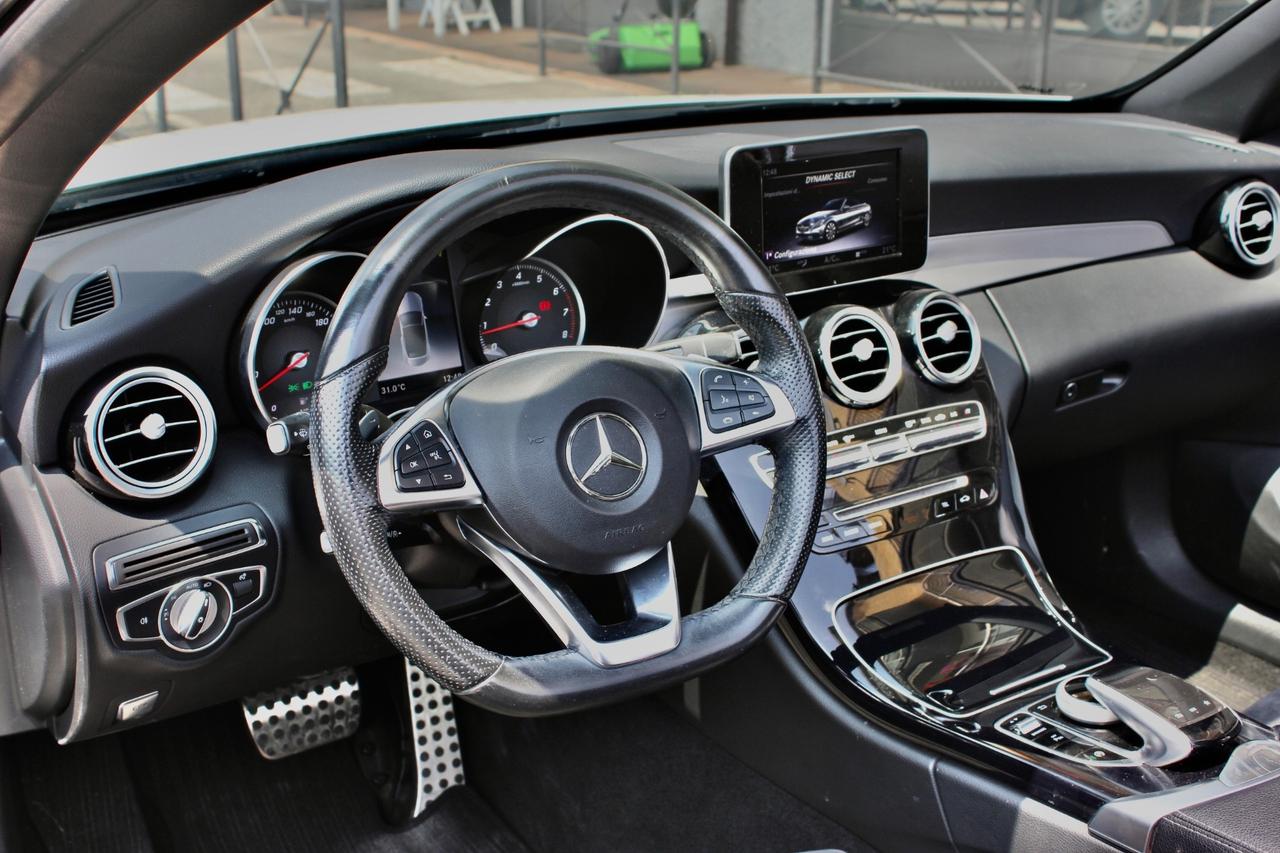 Mercedes-benz C 180 AMG CABRIO SPORT AUTOMATICA INTERNI SPORT ANTRACITE