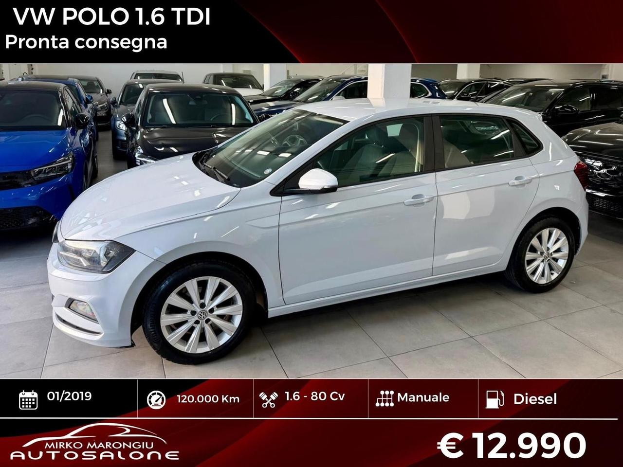 VW Polo 1.6 TDI 5p. Technology FINANZIABILE