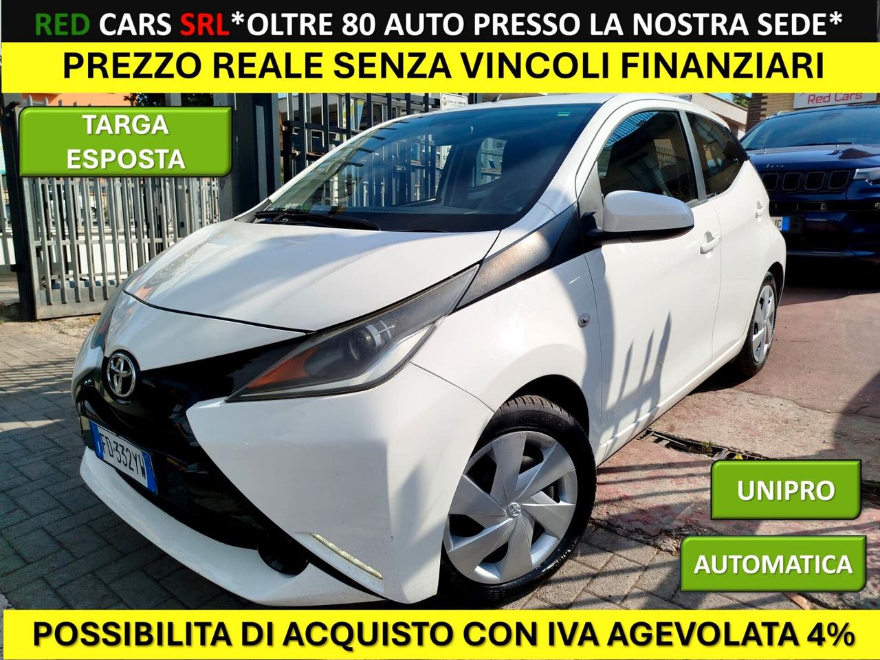 TOYOTA Aygo 1.0 AUTOMATICA *PREZZO VERO* UNIPRO- GARANZIA 12 MESI