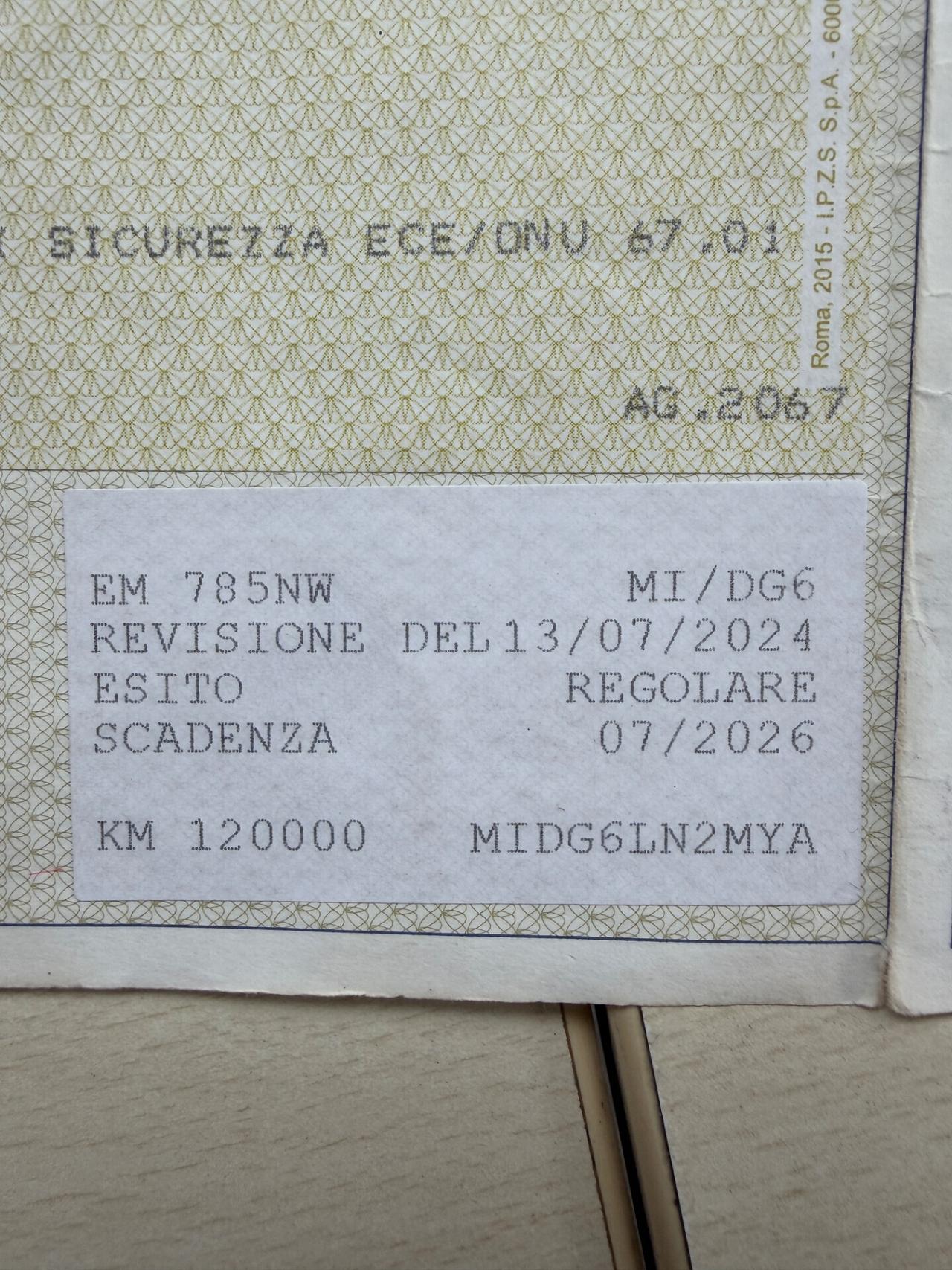 LANCI MUSA 1.4 EURO5A BENZINA-GPL VALIDO 2034