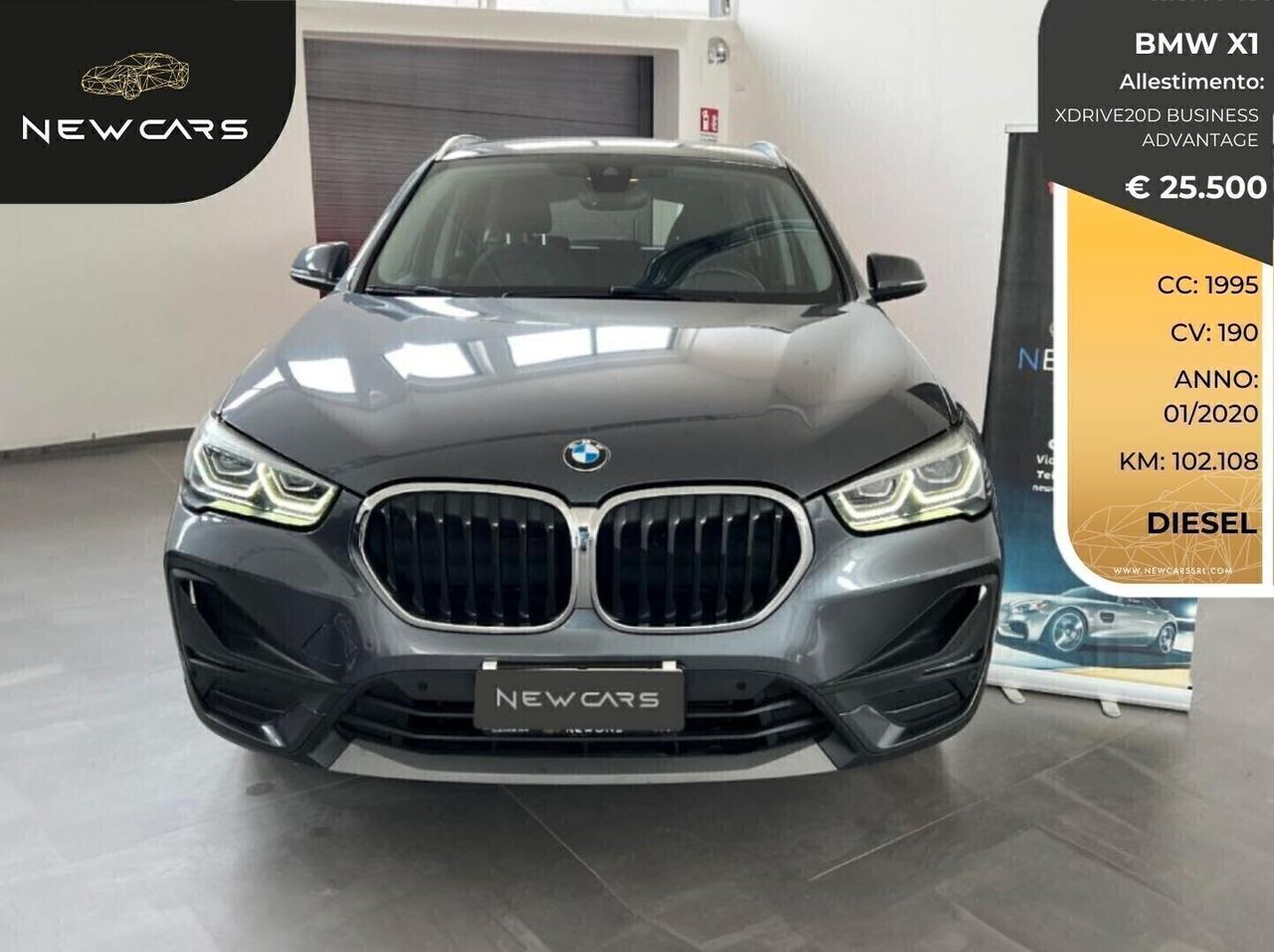 BMW X1 xDrive20d 190cv Business Advantage Aut.2020