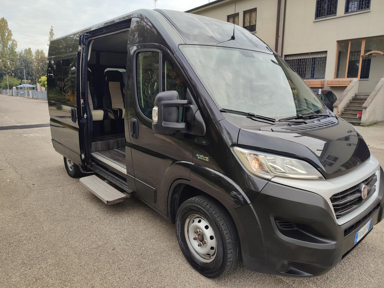 FIAT DUCATO 2018 A METANO 9POSTI PEDANA DISABILI EURO6D