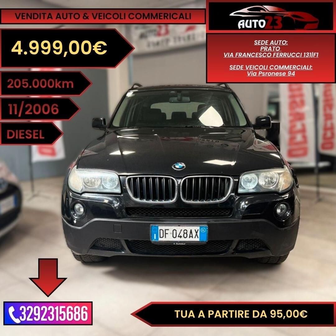 Bmw X3 2.0d cat Futura Manuale 150CV *Gancio Traino