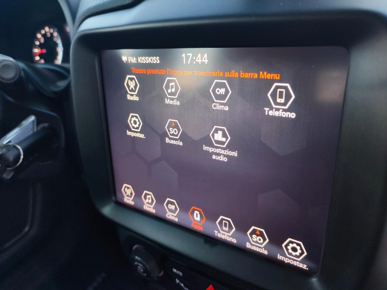 Jeep Renegade LIMITED 1.6 MJET 130 CV SCHERMO GRANDE DA VETRINA