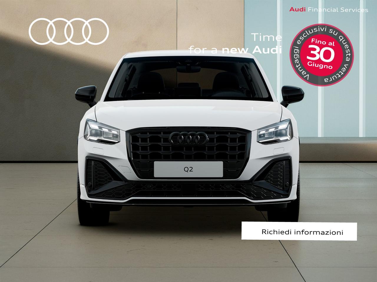Audi Q2 30 2.0 tdi identity black