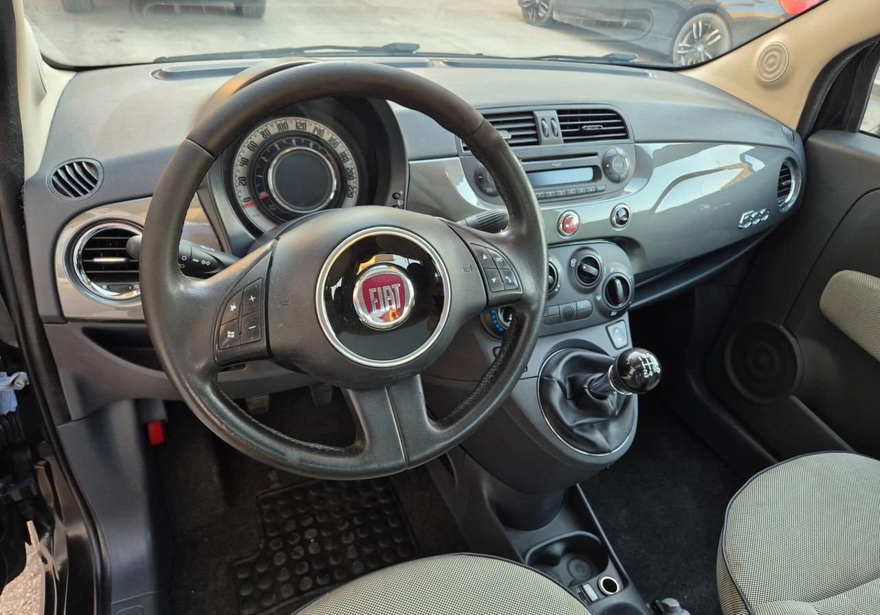 FIAT 500 1.2 BENZINA ANNO 2012 TETTO PANOR KM CERTIF