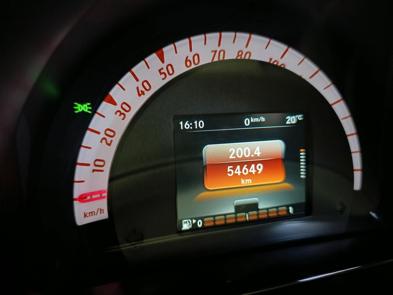 Smart ForTwo 90 0.9 T twinamic cabrio Passion Capote Rossa