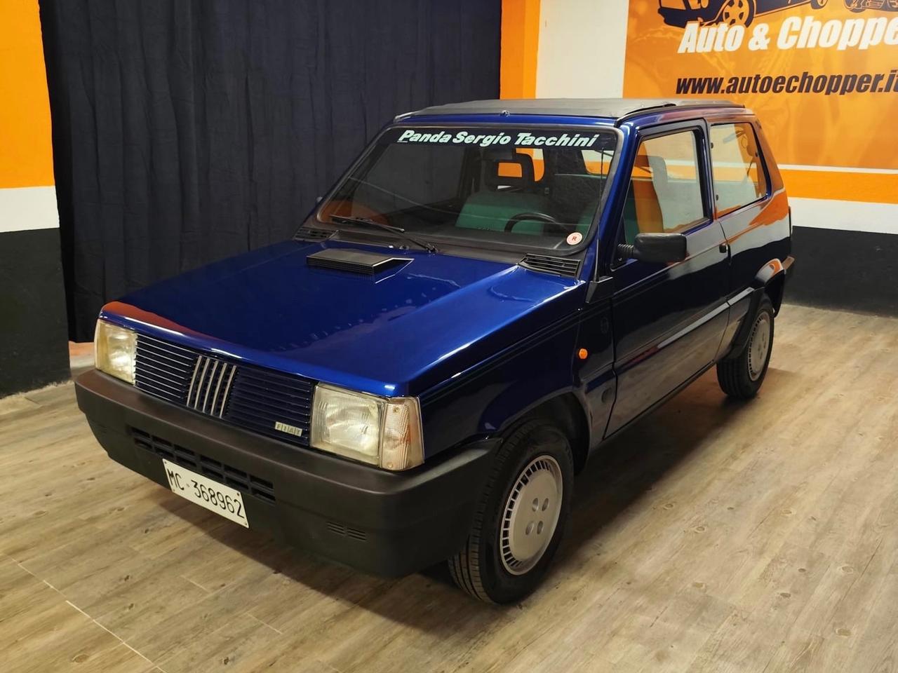 STRAORDINARIA FIAT PANDA SERGIO TACCHINI 750 FIRE, UNICO PROPRIETARIO CON SOLI 46.308 KM CON TETTO APRIBILE
