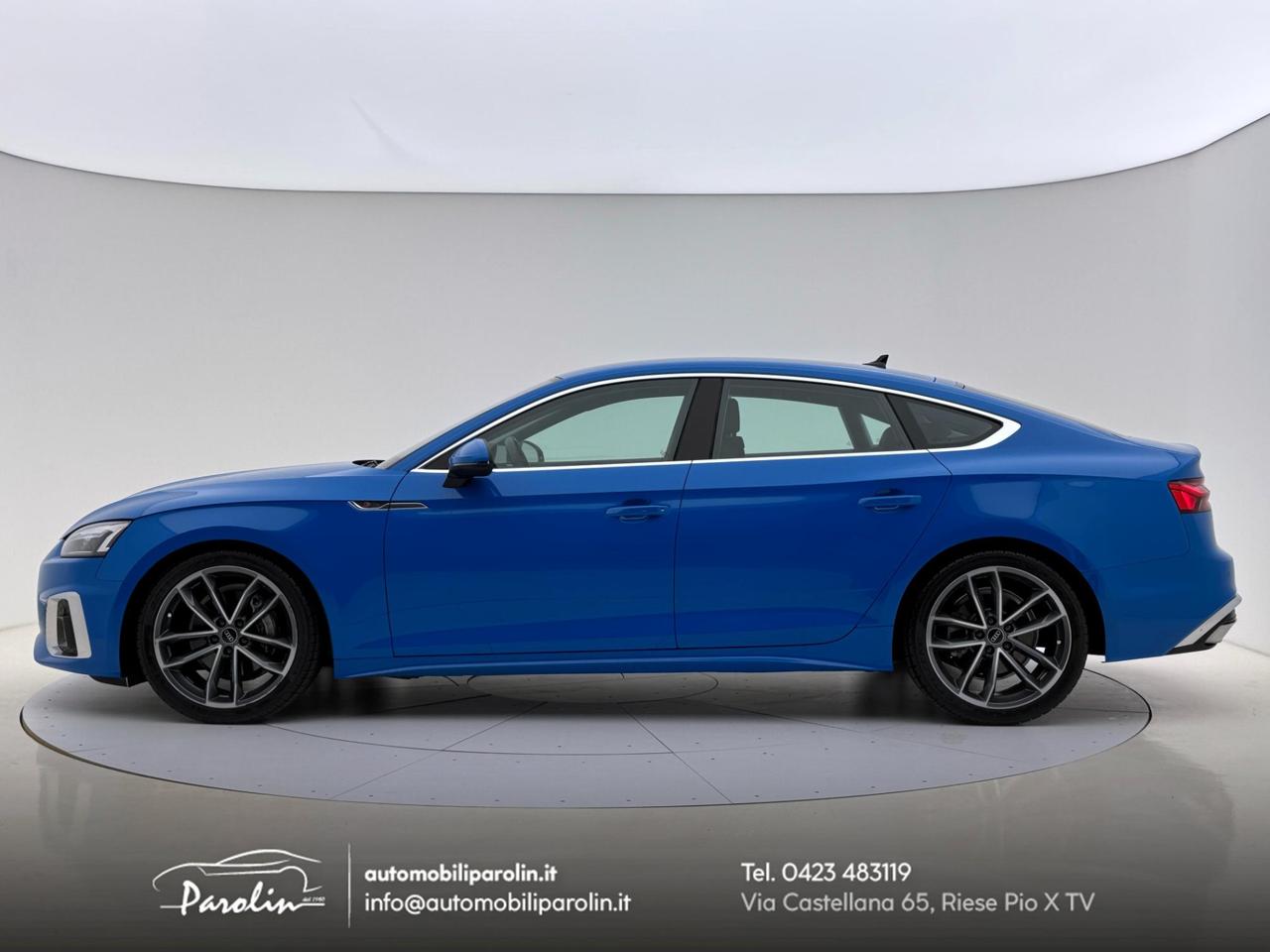 Audi A5 Sportback 40 2.0 tfsi mhev S-line edition S-tronic Blu Turbo