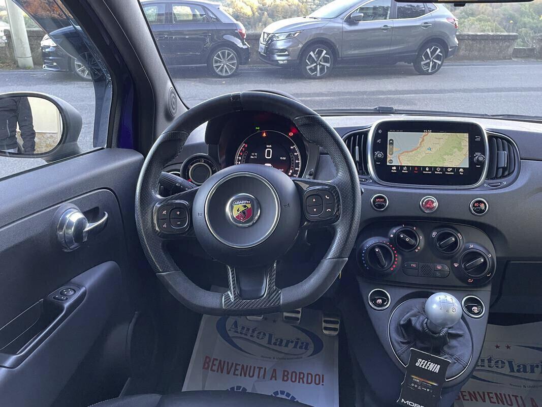 Abarth 595 1.4 Turbo T-Jet 180 CV Competizione "Sedili sabelt in carbonio-Navi-Fari bixeno-Pinze Brembo"