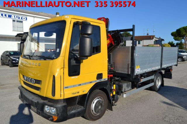 IVECO EUROCARGO 75E16 CON GRU HC60 E RIBALTABILE