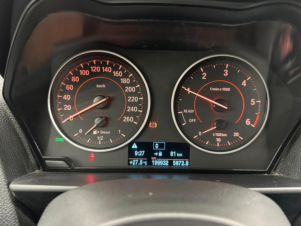 BMW 116 Msport DIESEL 5p-KM CERTIFICATI-PERMUTE-