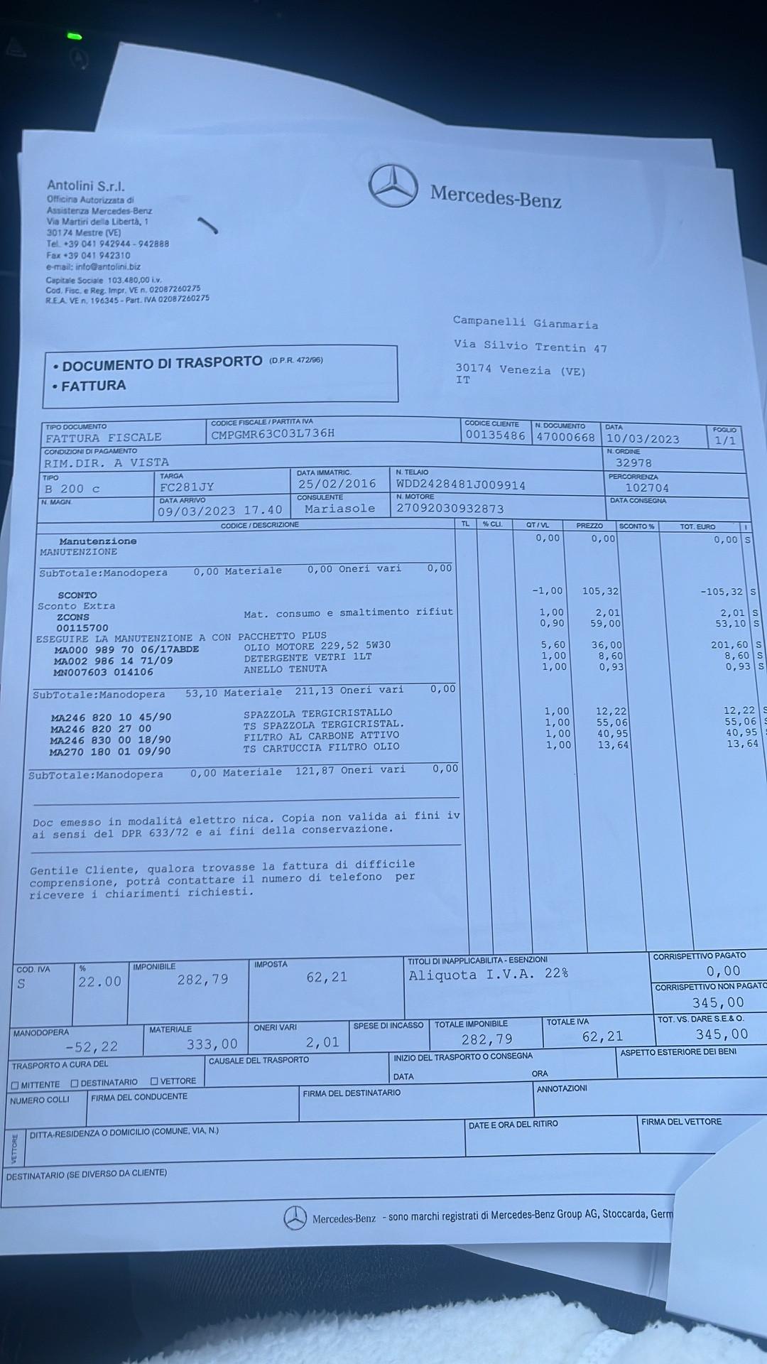 Mercedes-benz B 200 c Executive