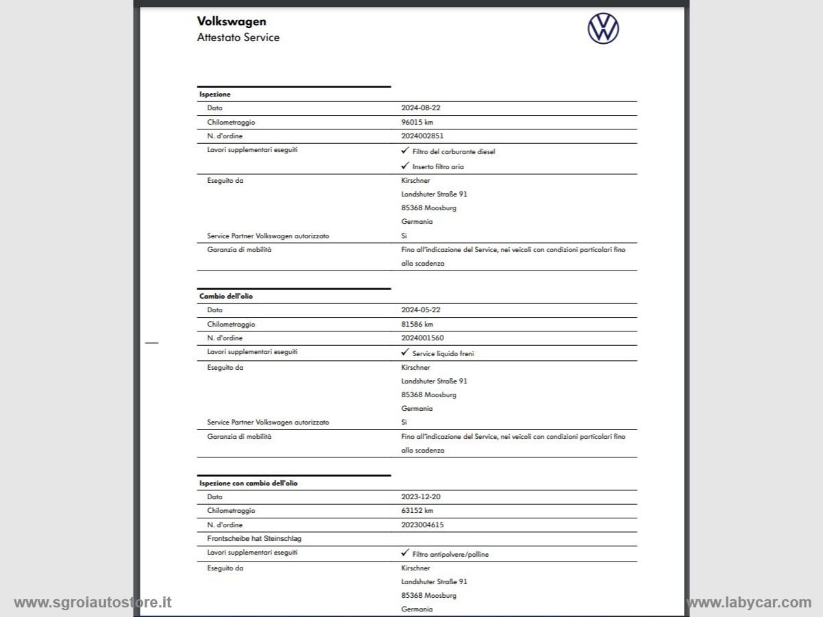 VOLKSWAGEN Golf 2.0 TDI 150 CV SCR Style