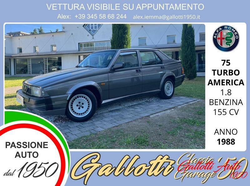 Alfa Romeo 75 TURBO AMERICA