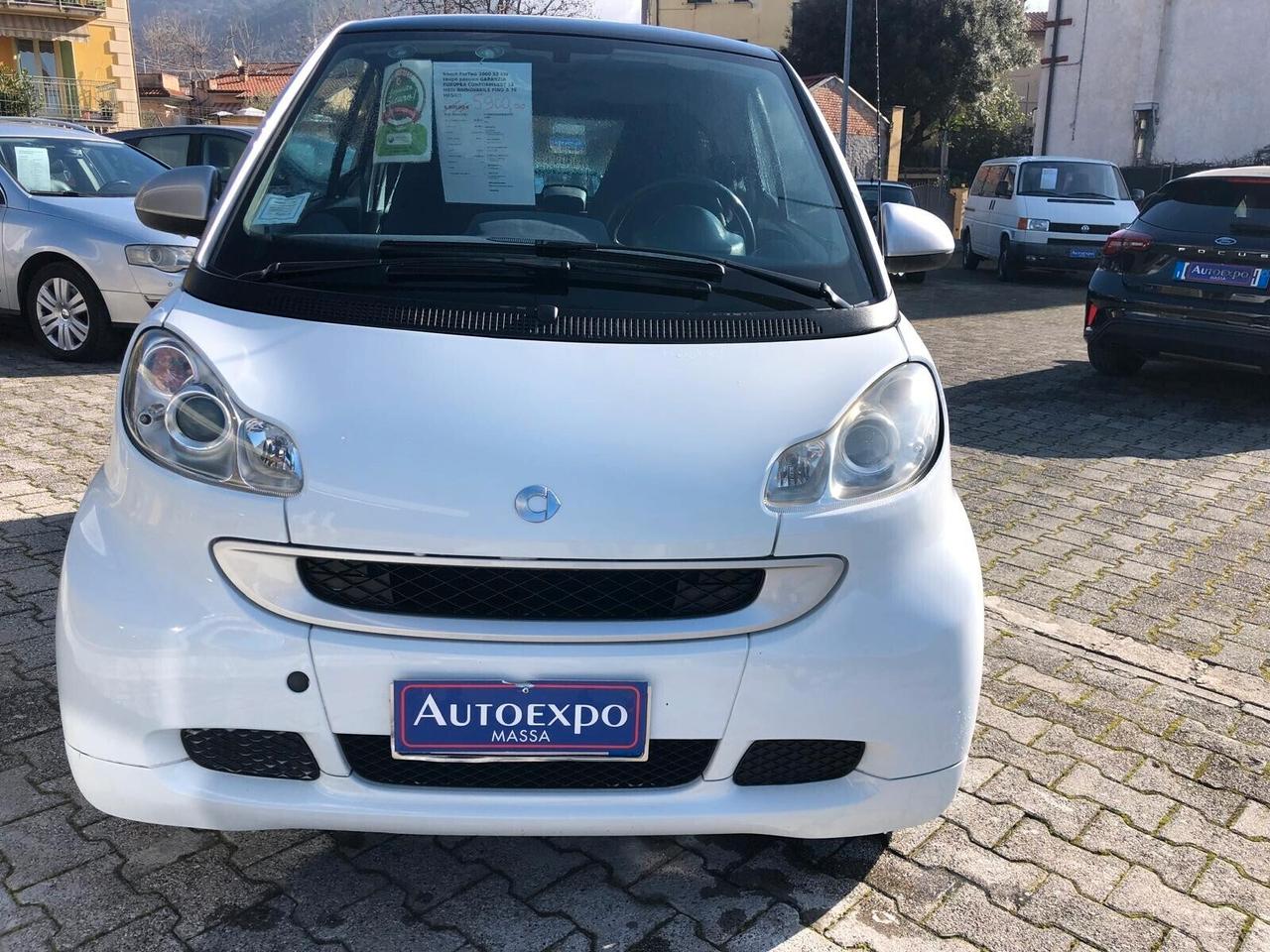 Smart ForTwo 1000 52 kW coupé passion GARANZIA EUROPEA CONFORMGEST 24 MESI RINNOVABILE FINO A 36 MESI!!!
