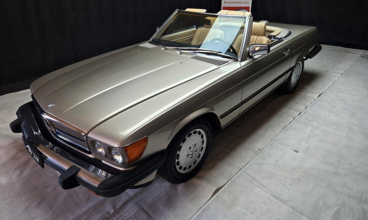 Mercedes-benz SL 560 anno 1987 certificata ASI con CRS