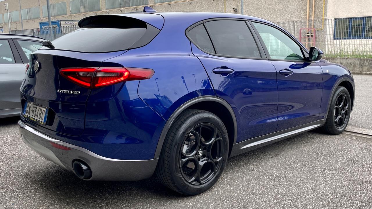 ALFA ROMEO STELVIO 2.2 Q4 TI TURBODIESEL 210CV - VOLANTE E SEDILI IN PELLE RISCALDABILI, MEMORIA